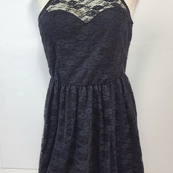 Wet Seal Black Lace Dress - Picture 2 of 10